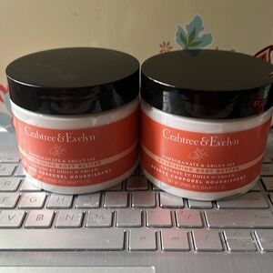 Crabtree Evelyn Pomegranate & Argan Oil Nourishing Body Butter  12.7 oz  FRESH